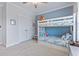 Bedroom with bunk beds, carpet flooring and ample natural light at 179 Darby Meadow Ln, Ridgeville, SC 29472