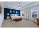 Spacious main bedroom with carpet flooring, trey ceilings and natural light at 179 Darby Meadow Ln, Ridgeville, SC 29472