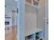 Functional mudroom with built-in bench, hooks, and storage, offering organization and convenience at 209 Palmetto Walk Dr, Summerville, SC 29486