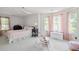 Bedroom featuring bright pink décor and three windows at 2225 Black Oak Court, Mount Pleasant, SC 29466