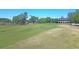 Scenic view of the lush green golf course, highlighting its well-maintained fairways and natural surroundings at 2225 Black Oak Court, Mount Pleasant, SC 29466