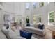 Sun-drenched living room featuring an open floor plan, large windows, and comfortable, inviting seating at 2225 Black Oak Court, Mount Pleasant, SC 29466