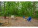 Charming firepit area with seating, creating a cozy and inviting outdoor gathering space at 229 Twin Lake Dr, Summerville, SC 29483