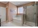 Bathroom offers separate shower and tub, plus a neutral color palette at 234 Basket Grass Ln, Summerville, SC 29486