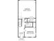 Floor plan for the property featuring a garage, bedroom, bathroom, and foyer with a small stoop at 240 Somerset Acres Dr, Summerville, SC 29486