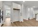 Kitchen showcases white cabinetry, an open layout, and stainless steel double oven at 319 Abercom Place Dr, Moncks Corner, SC 29461