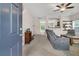 Cozy living room with neutral color scheme, carpet flooring, and open layout at 3537 Galaxy Rd, Ladson, SC 29456