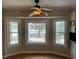 The bay window in the dining area provides a wonderful lake view at 36 Forde Row, Charleston, SC 29412