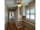 Hallway with window and built-in cabinets leading to the kitchen at 36 Forde Row, Charleston, SC 29412