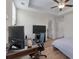Bright bedroom featuring neutral walls, ceiling fan and ample space with hardwood floors at 394 Flyway Rd, Goose Creek, SC 29445