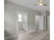 Spacious bedroom with doorway access to ensuite bathroom at 4013 A Ladson Rd, Ladson, SC 29456