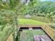 Private backyard view with grass, pond, and wooden fence at 4114 Babbitt St, Charleston, SC 29414