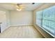 Well-lit bedroom with a large window and neutral carpet at 4114 Babbitt St, Charleston, SC 29414