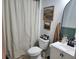 Cozy bathroom features modern sink and vanity, along with decoratively framed nature prints at 435 Foxbank Plantation Blvd Blvd, Moncks Corner, SC 29461