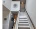 View of the staircase in a home, featuring both dark wood and white, and a baby gate at top at 435 Foxbank Plantation Blvd Blvd, Moncks Corner, SC 29461