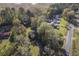Aerial view of a home surrounded by trees and neighboring properties, highlighting the community at 4401 Prices Bridge Ln, Walterboro, SC 29488
