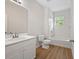 Bright bathroom with sink, tub, and modern vanity at 4591 Great Oak Dr, North Charleston, SC 29418