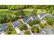 Gorgeous aerial shot of a neighborhood with pond and golf course views surrounded by lush greenery at 5258 Mulholland Dr, Summerville, SC 29485