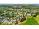 Expansive aerial view showcasing a community with lush greenery and multiple ponds at 5258 Mulholland Dr, Summerville, SC 29485
