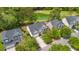 Aerial view of the home showcasing its location near the pond and golf course in a beautiful community at 5258 Mulholland Dr, Summerville, SC 29485