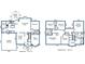 Detailed floor plan showcasing layout of the home including bedrooms, living spaces and garage at 5258 Mulholland Dr, Summerville, SC 29485