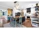 Stylish kitchen featuring a large island with bar seating, and stainless appliances at 5258 Mulholland Dr, Summerville, SC 29485