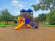 Bright and colorful community playground with slides, climbing structures, and soft landing at 5258 Mulholland Dr, Summerville, SC 29485
