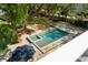 Aerial view showcasing a swimming pool with a hot tub in a backyard oasis at 554 Parrot Point Dr, Charleston, SC 29412