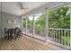 Inviting porch with a ceiling fan and ample seating, perfect for outdoor relaxation at 626 Windermere Blvd # 4D, Charleston, SC 29407