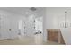Upstairs hallway featuring wood floors, decorative railing and chandelier at 755 Adluh St, Mount Pleasant, SC 29464