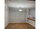 Empty dining room featuring modern light fixture and view to kitchen at 804 Temple Rd # B, Ladson, SC 29456