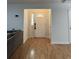 Entryway featuring wood-look flooring with gray couch in the living room at 804 Temple Rd # B, Ladson, SC 29456