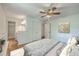 Spacious bedroom featuring a ceiling fan and adjoining bathroom at 816 Farnham Rd, Charleston, SC 29412