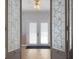 Stunning entryway featuring decorative glass doors and plenty of natural light at 1019 Spiers Cir, Bonneau, SC 29431