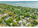 Gorgeous aerial view showcases the neighborhood's proximity to the beautiful waterfront at 104 May Ln, Mount Pleasant, SC 29464