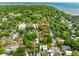 Stunning aerial view of the home showcasing its location within a lush and vibrant community at 104 May Ln, Mount Pleasant, SC 29464