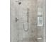 Luxurious shower with elegant marble tiling and modern fixtures providing a spa-like experience at 104 May Ln, Mount Pleasant, SC 29464