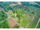 Aerial view of wooded property with outlined property lines at 1050 Mt Zion Rd, Saint George, SC 29477