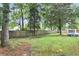 Spacious backyard featuring a wood fence and lush green grass at 106 Chaff Ct, Summerville, SC 29485
