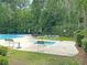 Community pool with chairs and umbrellas at 106 Chaff Ct, Summerville, SC 29485