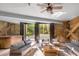 Spacious covered patio features a hot tub and views of the backyard pool at 108 Carolina Blvd, Isle of Palms, SC 29451