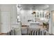Bright and airy kitchen features custom cabinetry, stainless steel appliances, and granite countertops at 1081 Groves Manor Ct, Mount Pleasant, SC 29464