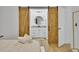 En suite bathroom with barn doors featuring granite counters, modern lighting and tiled floor at 115 Ridge Rd, Summerville, SC 29485
