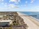 Beautiful coastline view with pier, beach, condos and resort style pool at 1300 Ocean Blvd # 308, Isle of Palms, SC 29451