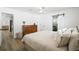 Spacious main bedroom with an ensuite bathroom, dresser, and decor at 1366 W Point Dr, Mount Pleasant, SC 29466