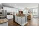 Bright, open kitchen featuring granite countertops, stainless steel appliances, and seamless transition to the living area at 1417 Roustabout Way, Charleston, SC 29414