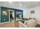 Comfortable living room with a sofa and TV at 158 Whippoorwill Dr, Summerville, SC 29483