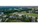 Picturesque aerial shot of homes situated next to a golf course and a serene pond at 187 Ithecaw Creek St, Daniel Island, SC 29492
