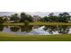 Scenic aerial view of the property with a pond, lush greenery, and neighboring houses at 187 Ithecaw Creek St, Daniel Island, SC 29492
