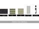 Exterior color selections showcase architectural shingles, siding, front door and hardware at 1960 Central Ave, Summerville, SC 29483